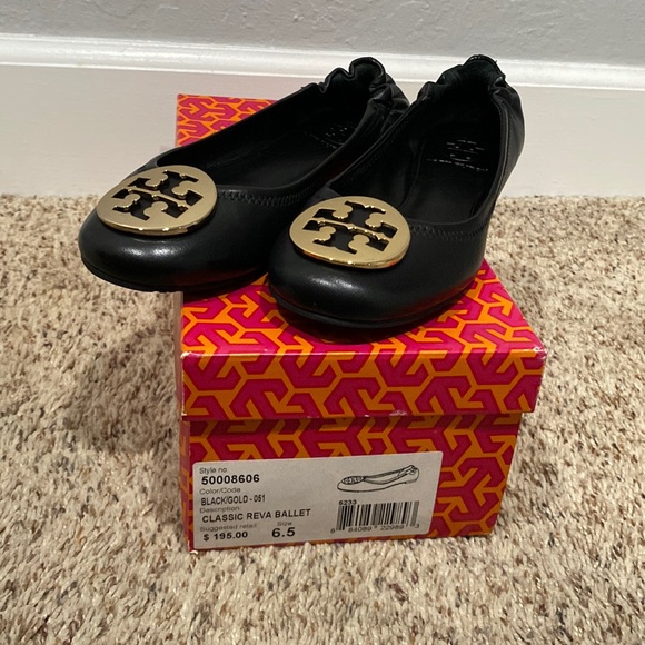 Tory Burch classic Reva ballet - Picture 1 of 3
